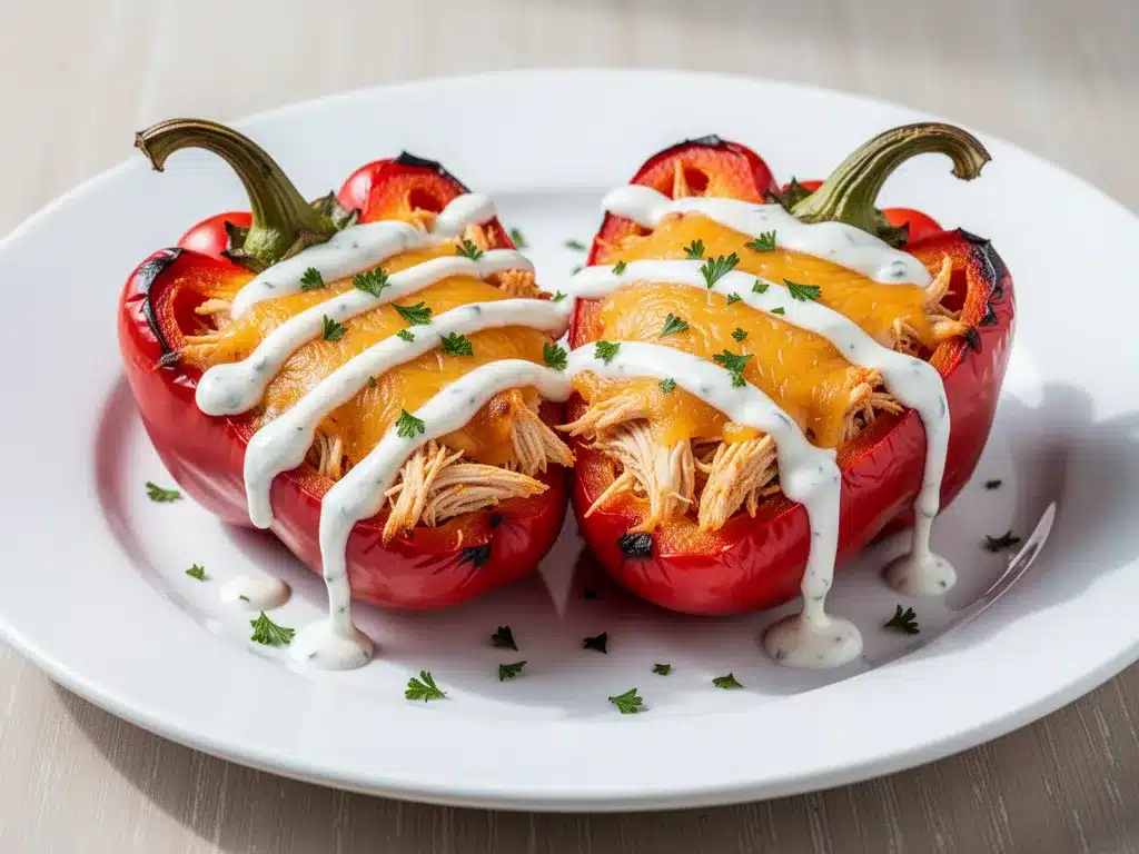 Buffalo Chicken Stuffed Peppers: 5-Step Spicy Dinner 4 buffalo chicken stuffed peppers preparation steps
