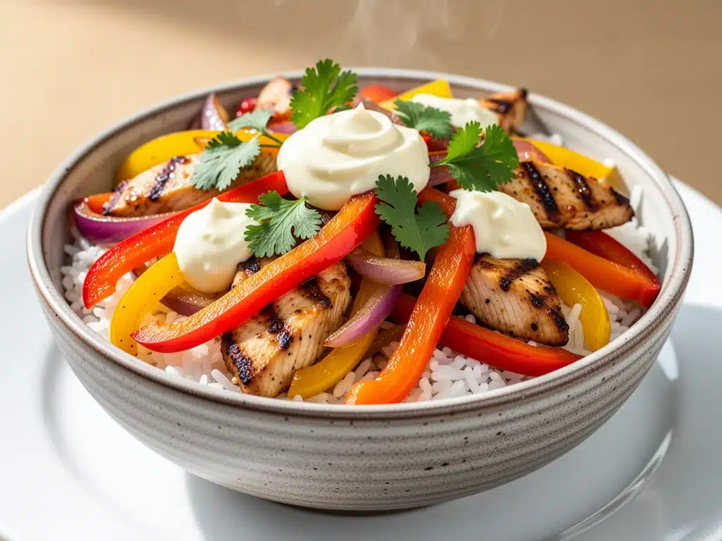 Chicken Fajita Bowls - featured image