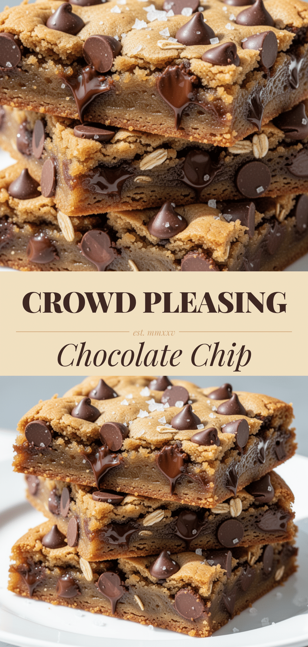 Chocolate Chip Cookie Bars: 5-Step Easy Crowd Pleaser 5 Chocolate Chip Cookie Bars recipe