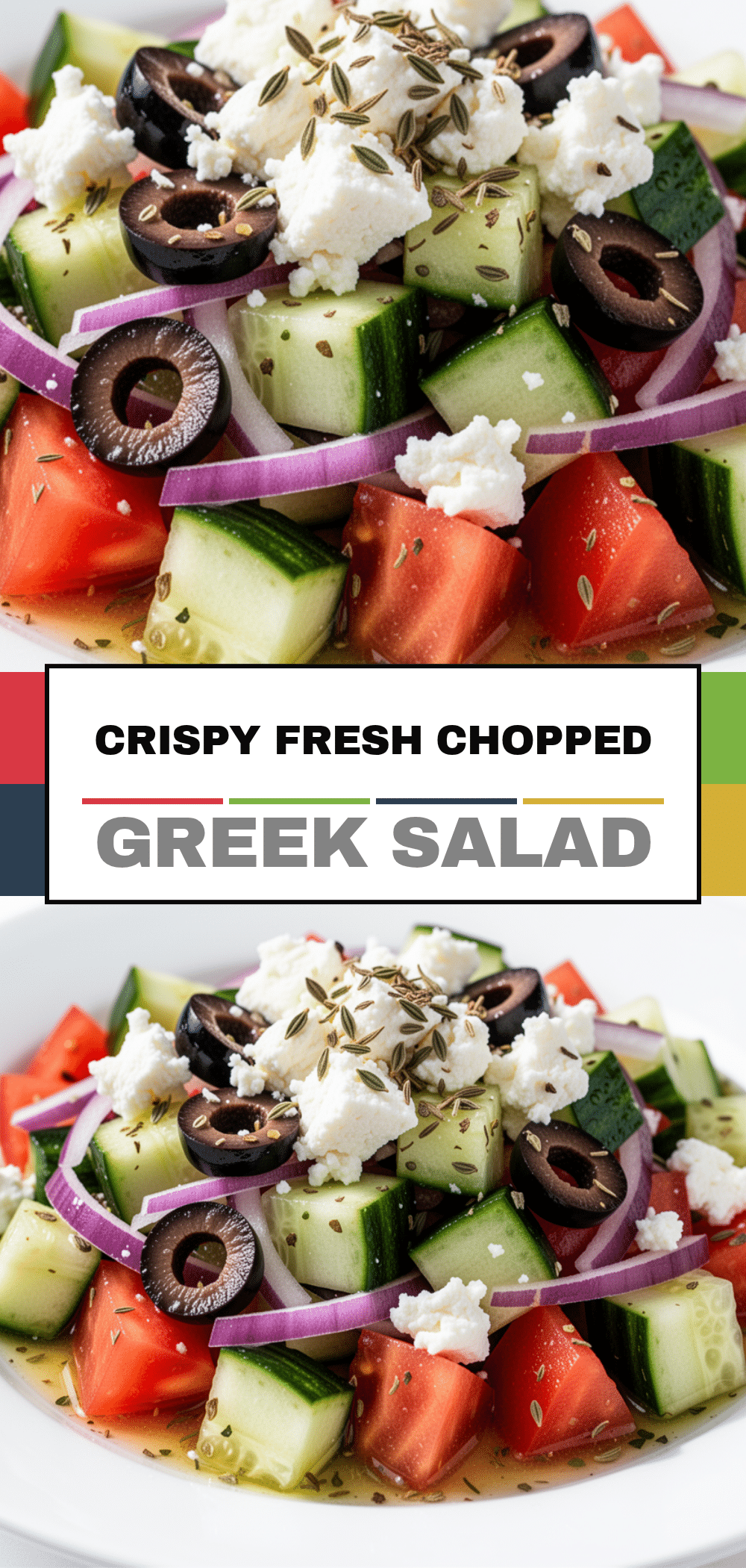 Chopped Greek Salad: 5-Step Healthy Mediterranean Lunch 5 Chopped Greek Salad recipe
