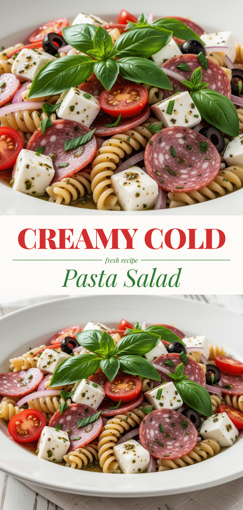 Cold Italian Pasta Salad: Best No-Cook Recipe 5 cold italian pasta salad recipe