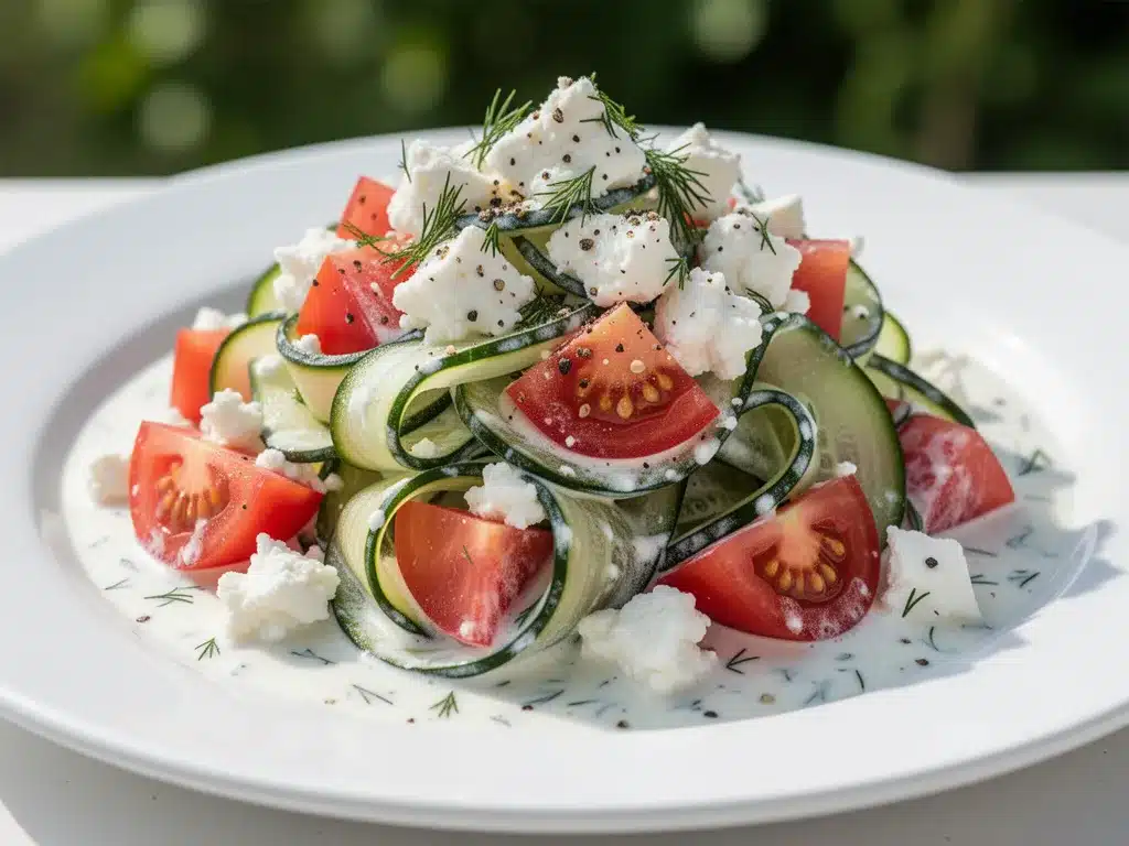 Creamy Cucumber Tomato Feta Salad: Easy 5-Min Side 4 creamy cucumber tomato feta salad preparation steps