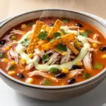 Crockpot Chicken Tortilla Soup - featured image