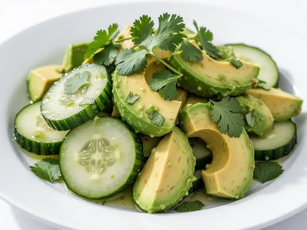 Cucumber Avocado Salad: Best 5-Min Healthy Lunch 4 cucumber avocado salad preparation steps