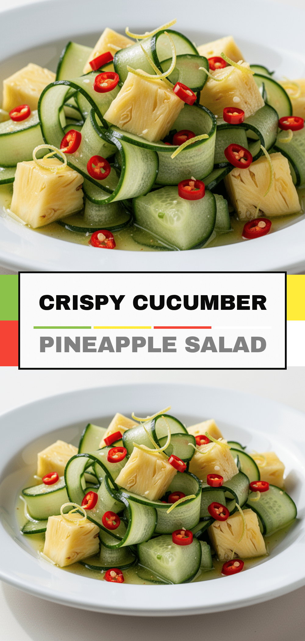Cucumber Pineapple Salad: Easy Spicy Summer Side 5 Cucumber Pineapple Salad recipe