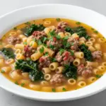 ditalini pasta soup with italian sausage - featured image