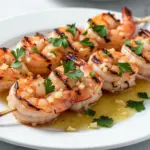 Garlic Butter Grilled Shrimp Skewers - featured image
