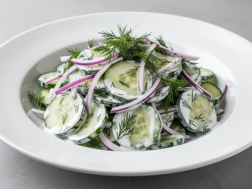 German cucumber salad - featured image