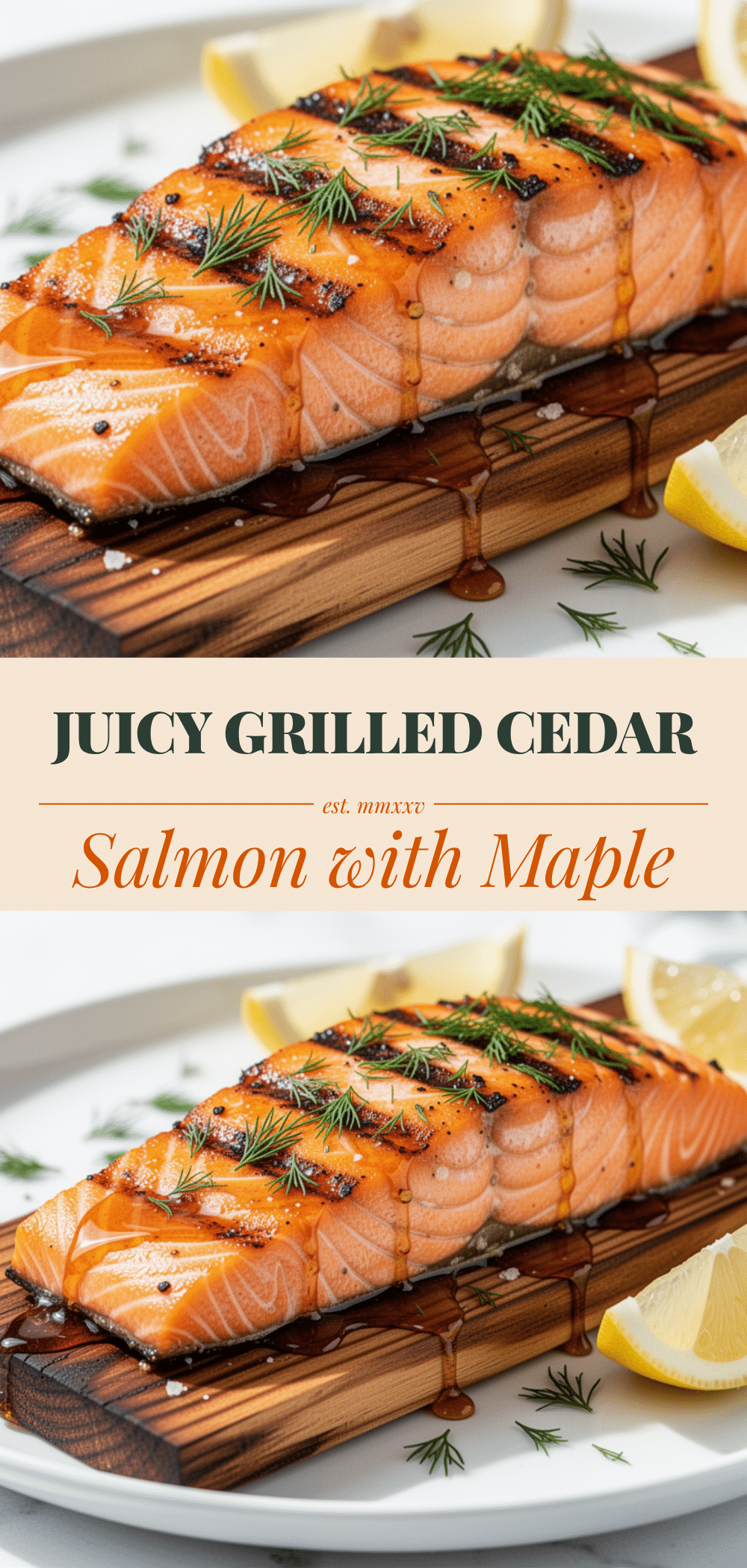 Grilled Cedar Plank Salmon: Easy Maple Glazed Dinner 5 Grilled Cedar Plank Salmon recipe
