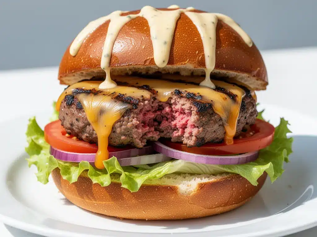 Grilled Ground Beef Burgers with Smoked Gouda: Best BBQ Recipe 4 grilled ground beef burgers with smoked gouda preparation steps