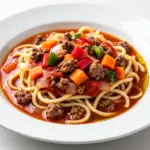 Ground Beef Goulash with Egg Noodles - featured image