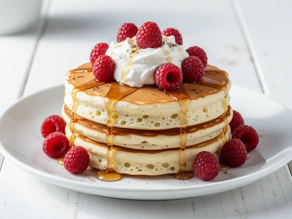 high protein cottage cheese pancakes - featured image