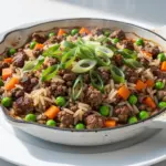 High Protein Ground Beef and Rice Skillet - featured image