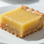 lemon bars with buttery shortbread crust - featured image