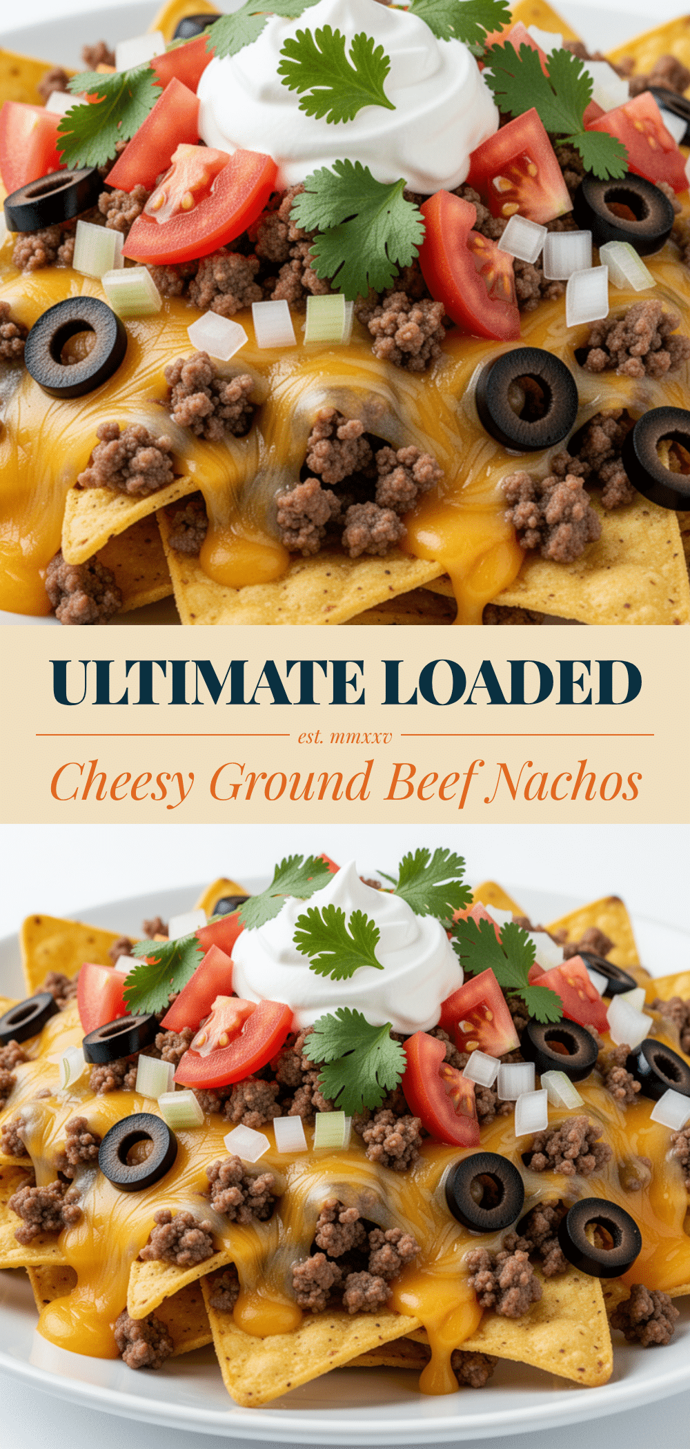 Loaded Cheesy Ground Beef Nachos: Best Party Snack 5 Loaded Cheesy Ground Beef Nachos recipe
