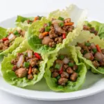 low carb turkey lettuce wraps - featured image