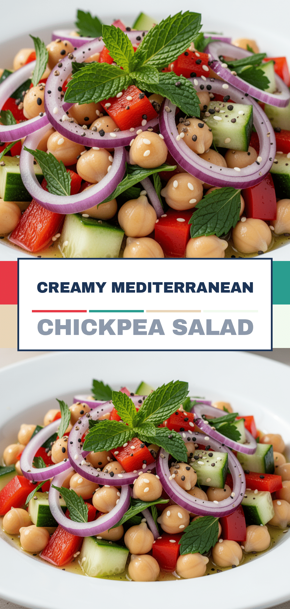 Mediterranean Chickpea Salad: 5-Ingredient High Protein Lunch 5 Mediterranean Chickpea Salad recipe