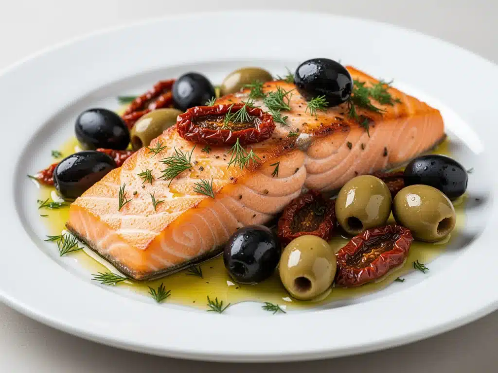 Mediterranean Salmon with Olives - featured image