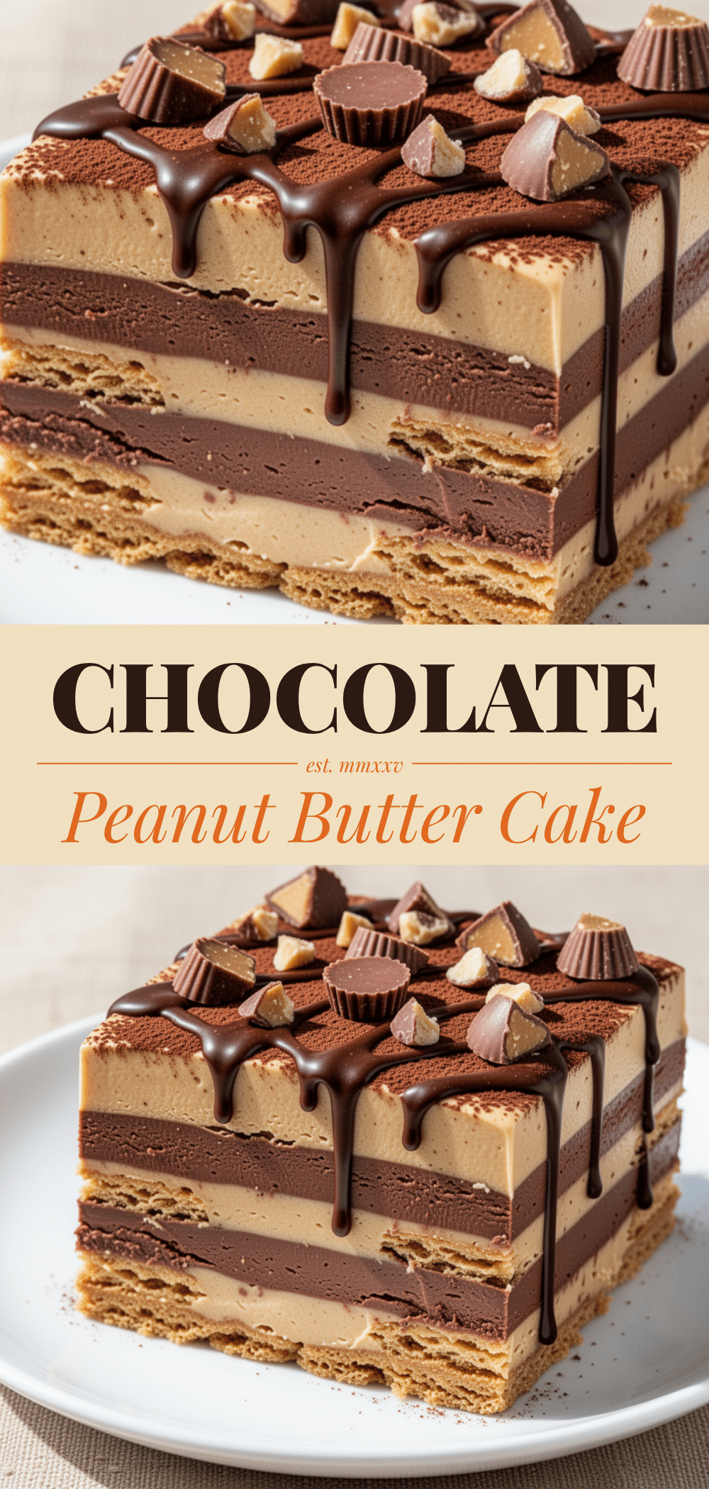 No-Bake Chocolate Peanut Butter Icebox Cake: Easy Summer Dessert 5 no-bake chocolate peanut butter icebox cake recipe