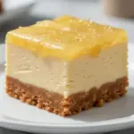 no-bake lemon cheesecake bars - featured image