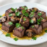 one-pan garlic butter steak bites - featured image