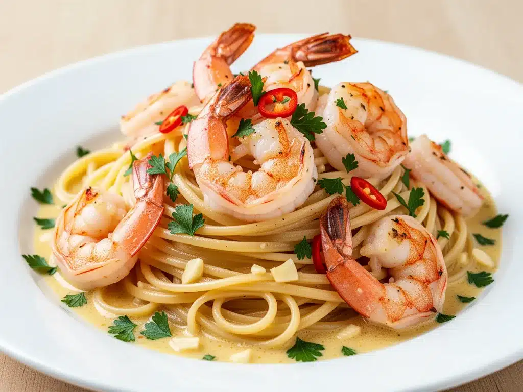 One-Pot Shrimp Scampi Pasta: Easy 20-Min Dinner 4 One-Pot Shrimp Scampi Pasta preparation steps