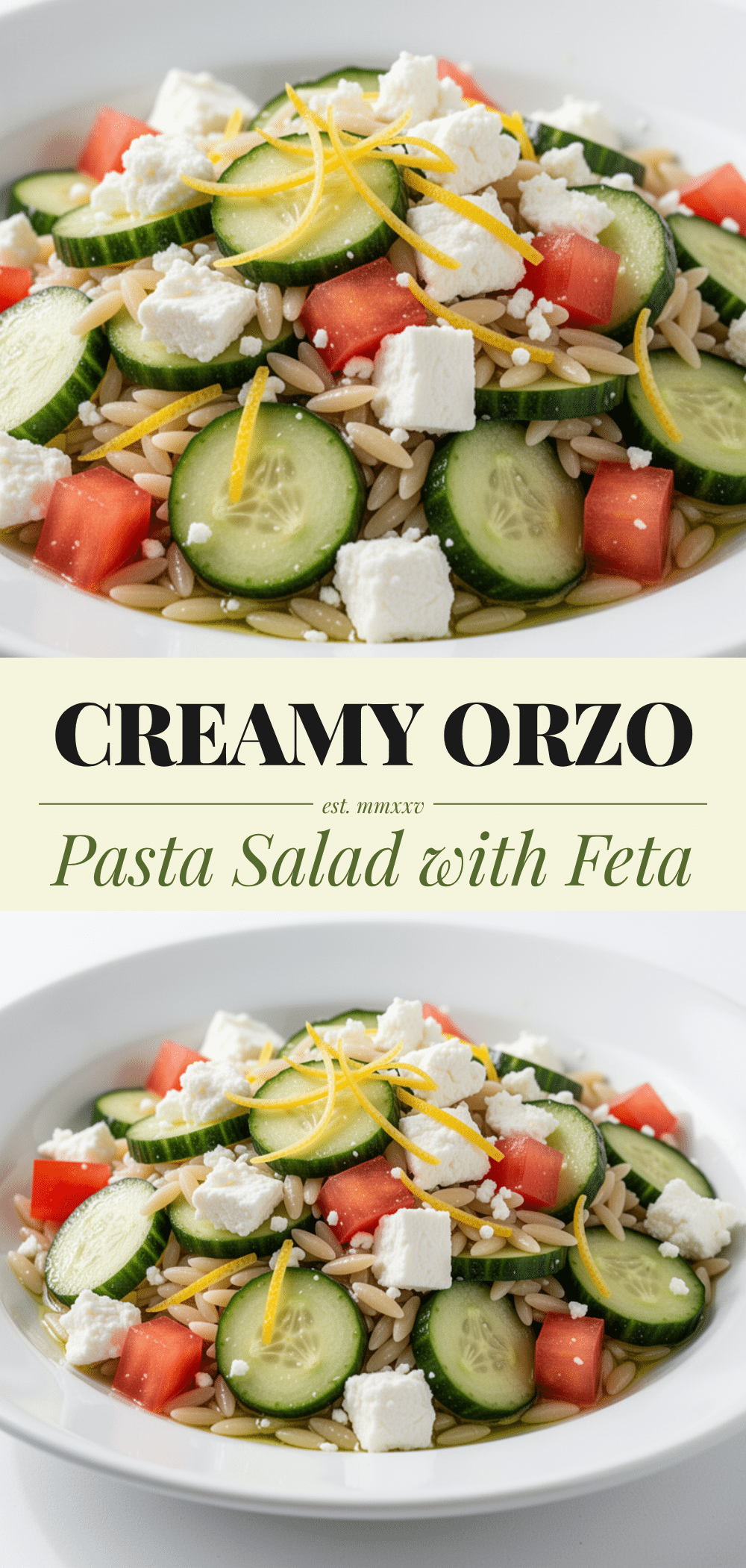 Orzo Pasta Salad: Easy 15-Minute Summer Lunch 5 orzo pasta salad recipe