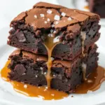 salted caramel brownies - featured image