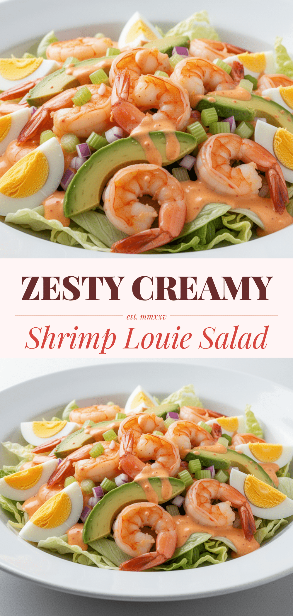 Shrimp Louie Salad: Easy 5-Minute Zesty Cocktail Dressing 5 Shrimp Louie Salad recipe