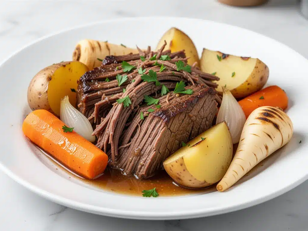 Slow Cooker Beef Pot Roast: Easy Comfort Dinner 4 slow cooker beef pot roast preparation steps
