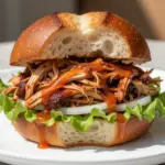smoked pulled chicken sandwiches - featured image
