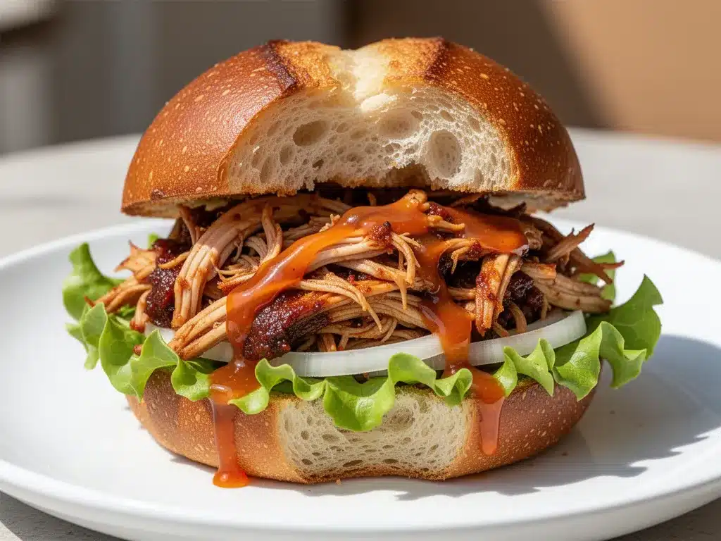 Smoked Pulled Chicken Sandwiches: Easy Summer BBQ 4 smoked pulled chicken sandwiches preparation steps