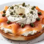 smoked salmon bagel recipe - featured image