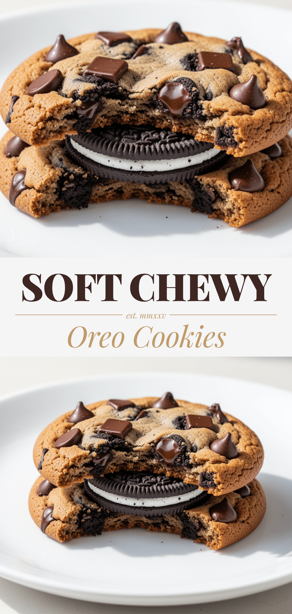 Best Soft Oreo Stuffed Chocolate Chip Cookies: Easy Recipe 5 soft oreo stuffed chocolate chip cookies recipe