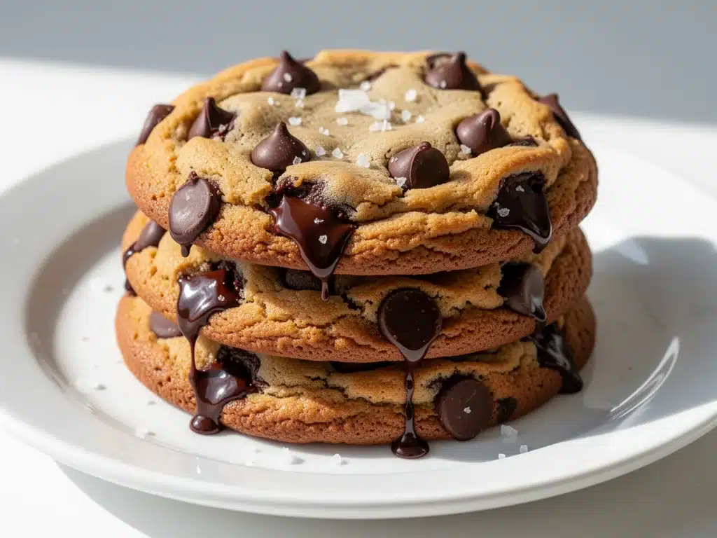 sourdough discard chocolate chip cookies - featured image