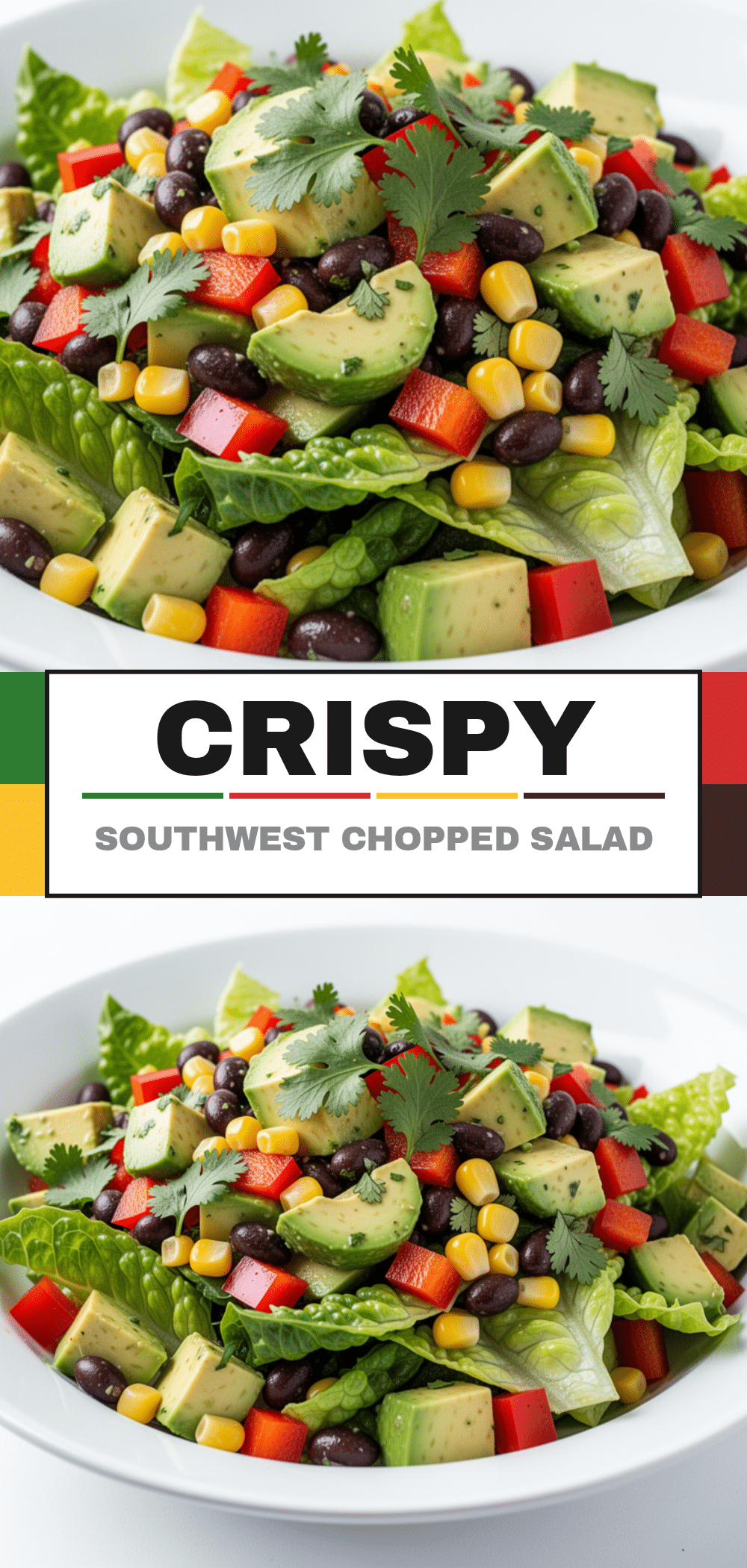 Southwest Chopped Salad: 5-Ingredient Fresh Healthy Lunch 5 Southwest Chopped Salad recipe
