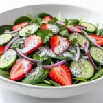 spinach strawberry salad - featured image