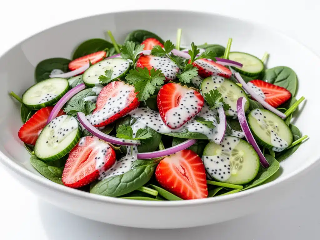 spinach strawberry salad - featured image