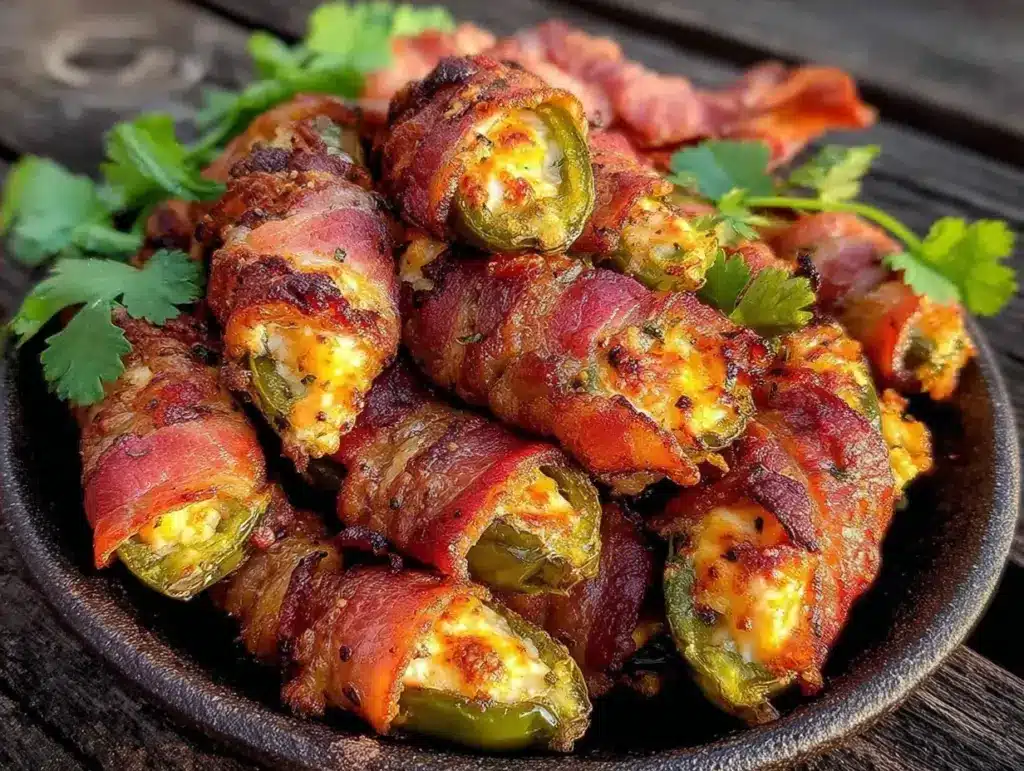 Air Fryer Bacon Jalapeno Poppers - featured image