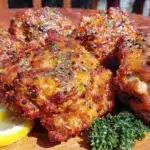 Air Fryer Lemon Pepper Chicken Thighs - featured image
