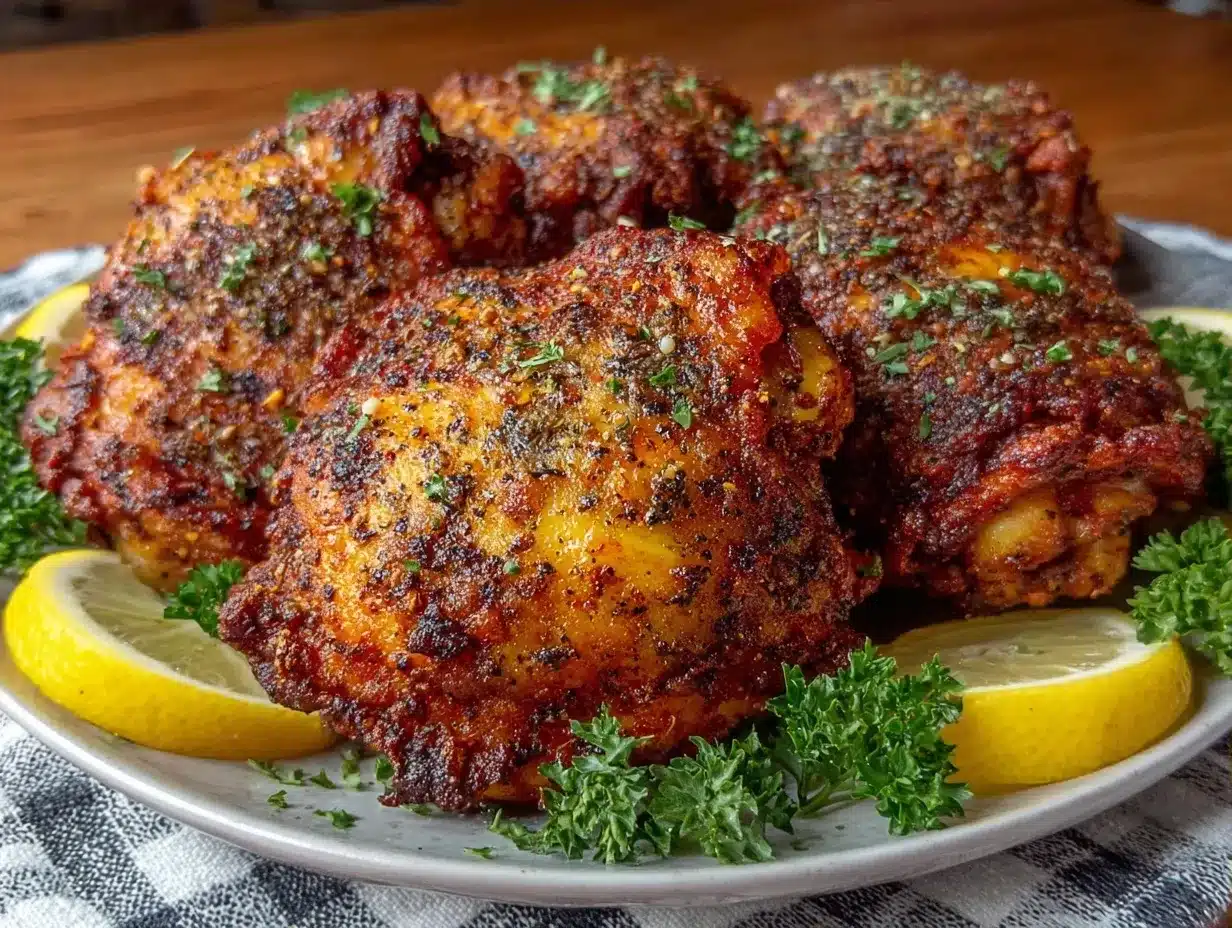 Air Fryer Lemon Pepper Chicken Thighs: Quick & Easy 4 Air Fryer Lemon Pepper Chicken Thighs preparation steps