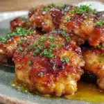 Brown Butter Balsamic Chicken Thighs - featured image