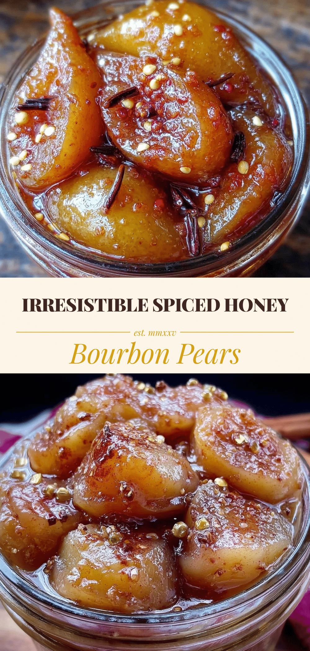Budget-Friendly Canned Spiced Honey Bourbon Pears: Cheap One-Person Meal 5 Budget-Friendly Canned Spiced Honey Bourbon Pears recipe