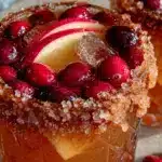 Budget-Friendly Spiced Fall Apple Cider Sangria for One - featured image