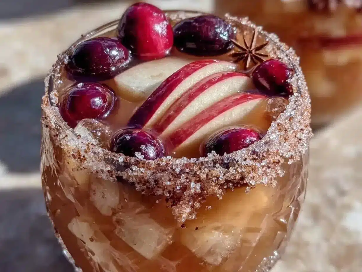 Budget-Friendly Spiced Fall Apple Cider Sangria for One: 1 Drink, $3 4 Budget-Friendly Spiced Fall Apple Cider Sangria for One preparation steps