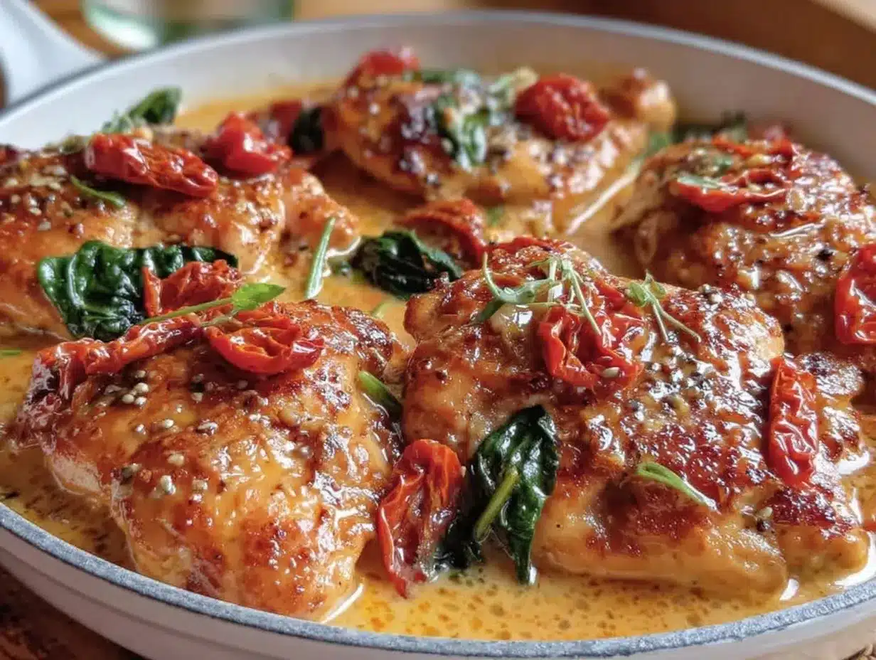 Creamy Tuscan Garlic Chicken: 30-Minute Dinner 4 creamy tuscan garlic chicken preparation steps
