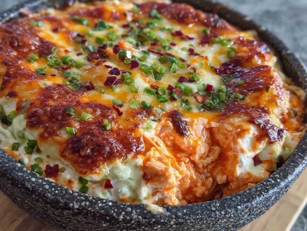 crispy buffalo chicken dip - featured image