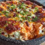 crispy buffalo chicken dip - featured image