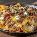 crispy cheesy taco casserole - featured image