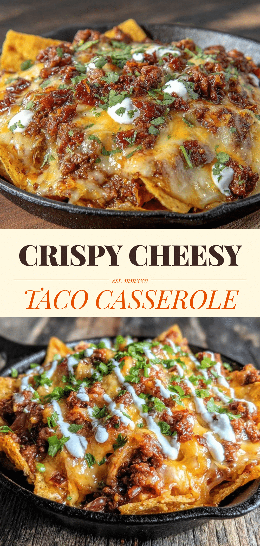 Crispy Cheesy Taco Casserole: Easy Entertaining 5 crispy cheesy taco casserole recipe